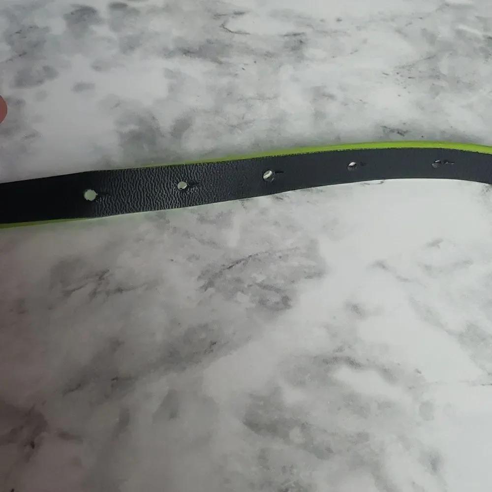 Floral Lime Green Belt